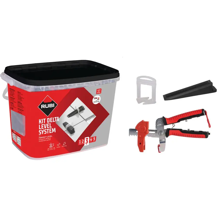 Rubi Kit Delta Brida nivelleringssystem 1,5 mm
